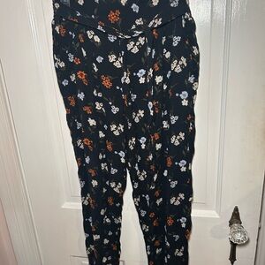 Floral Print Pants
